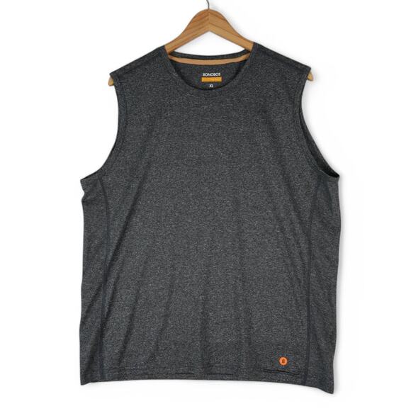 Bonobos Shirt Mens XL Heather Gray Performance Tank Top Sleeveless Good Sport - Picture 1 of 6